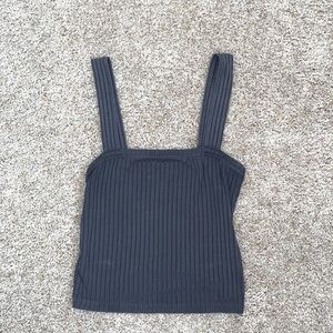 AE Soft & Sexy RIB Square Neck Crop Tank